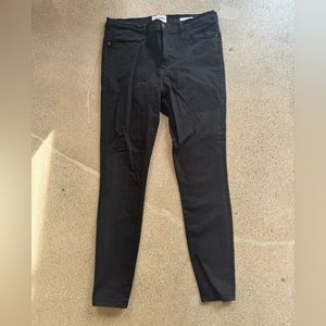 Frame Denim Le High skinny black jeans - size 33